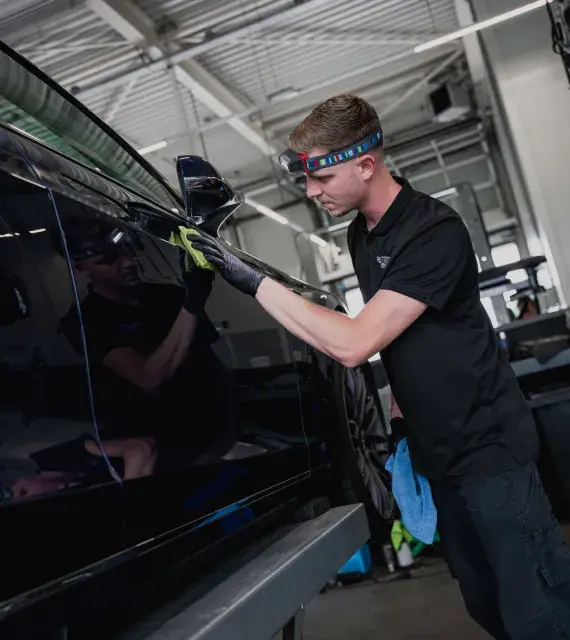 Job team detailing Swisstec Severs Automotive