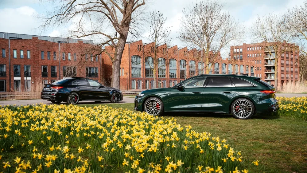 Severs Automotive Woerden Audi a5 Goodwood Green Mercedes C63S E.jpg